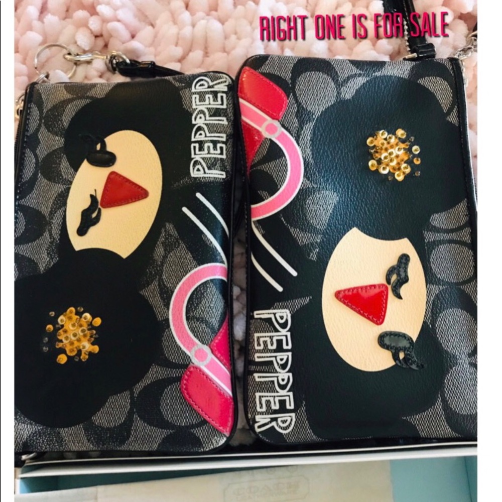 Rare COACH Poppy Pepper Wristlet #coach